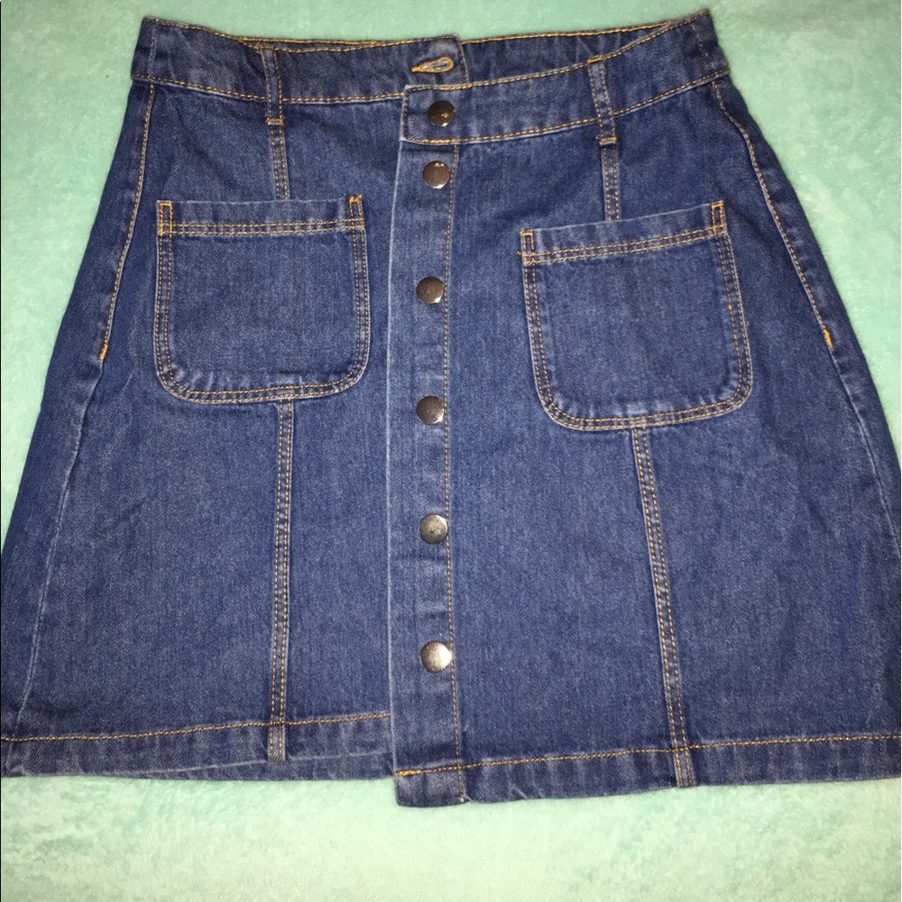 Denim skirt! H&M💙