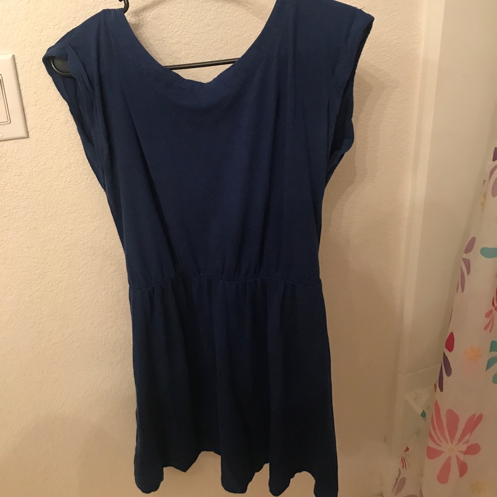 Blue dress