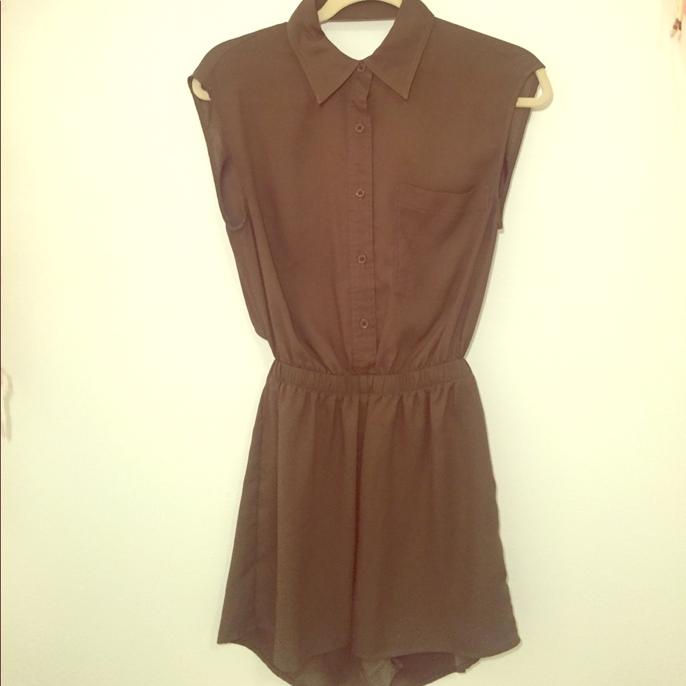 Army Green Romper