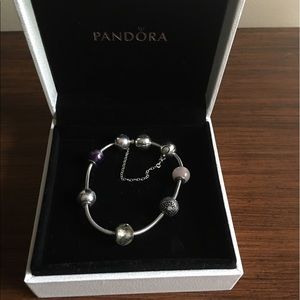 Pandora essence bracelet 5 beads