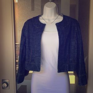Ann Taylor Loft Cropp Jean Jacket