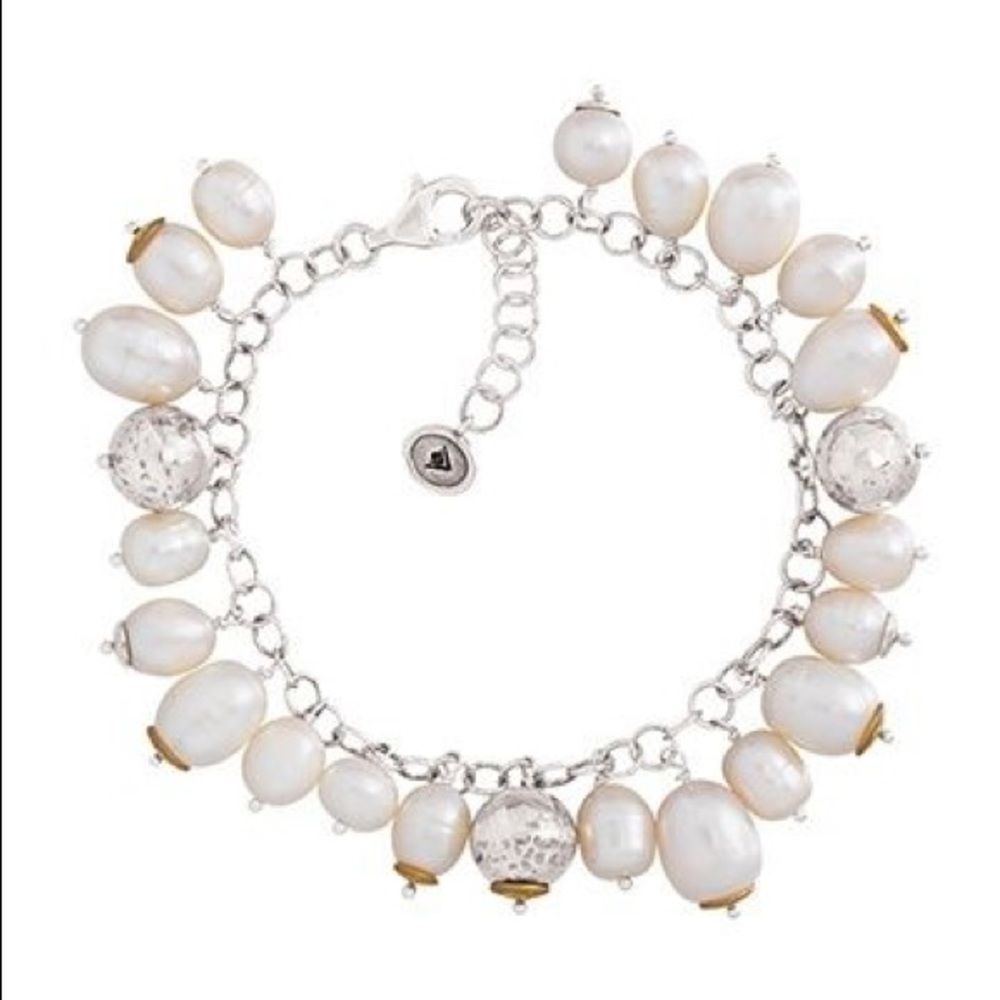 Silpada pearl flirt alert bracelet