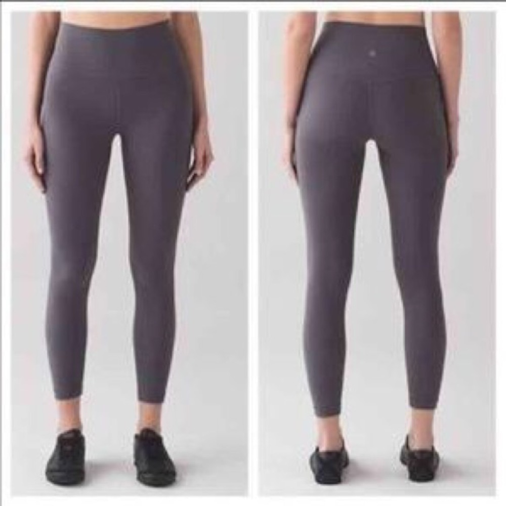 LULULEMON HIGH RISE ALIGN II DARK CARBON!