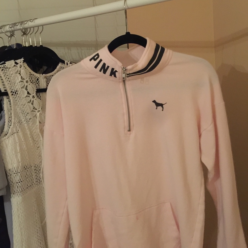PINK half zip
