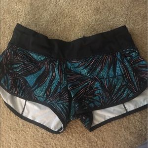Lululemon speed shorts
