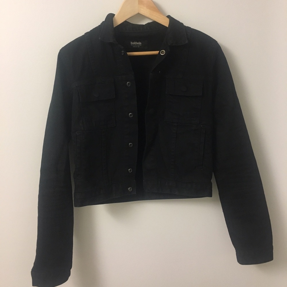 Black Baldwin denim jacket