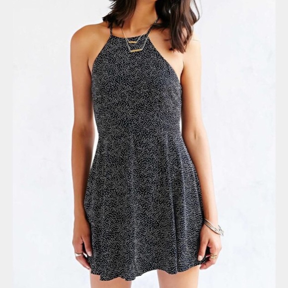 Open back skater dress