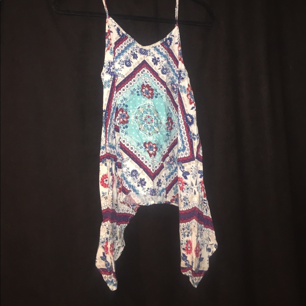 Miami brand red white and blue tank