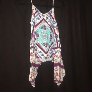 Miami brand red white and blue tank