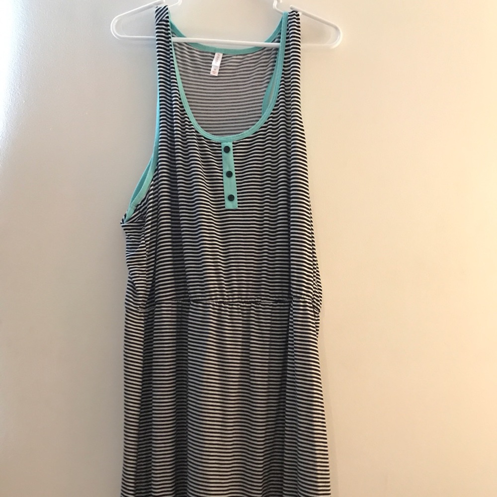 EUC 3x jersey knit maxi dress