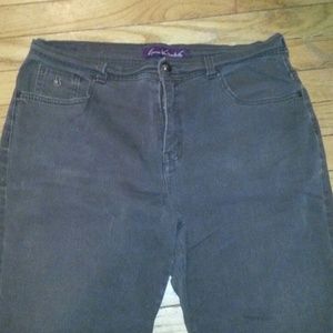 Chocolate brown Gloria Vanderbilt jeans