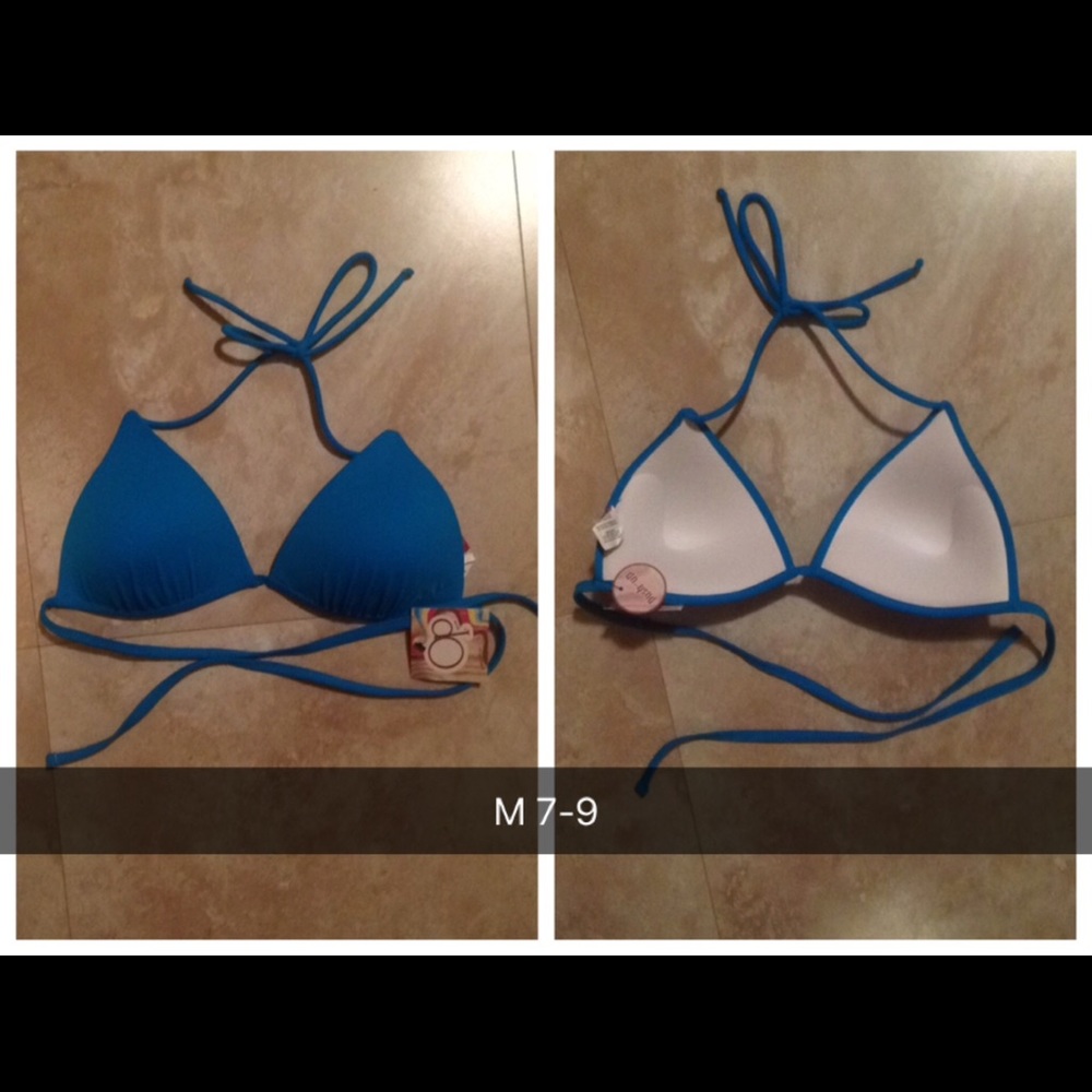 NWT Push Up Triangle Bikini Top - OBO