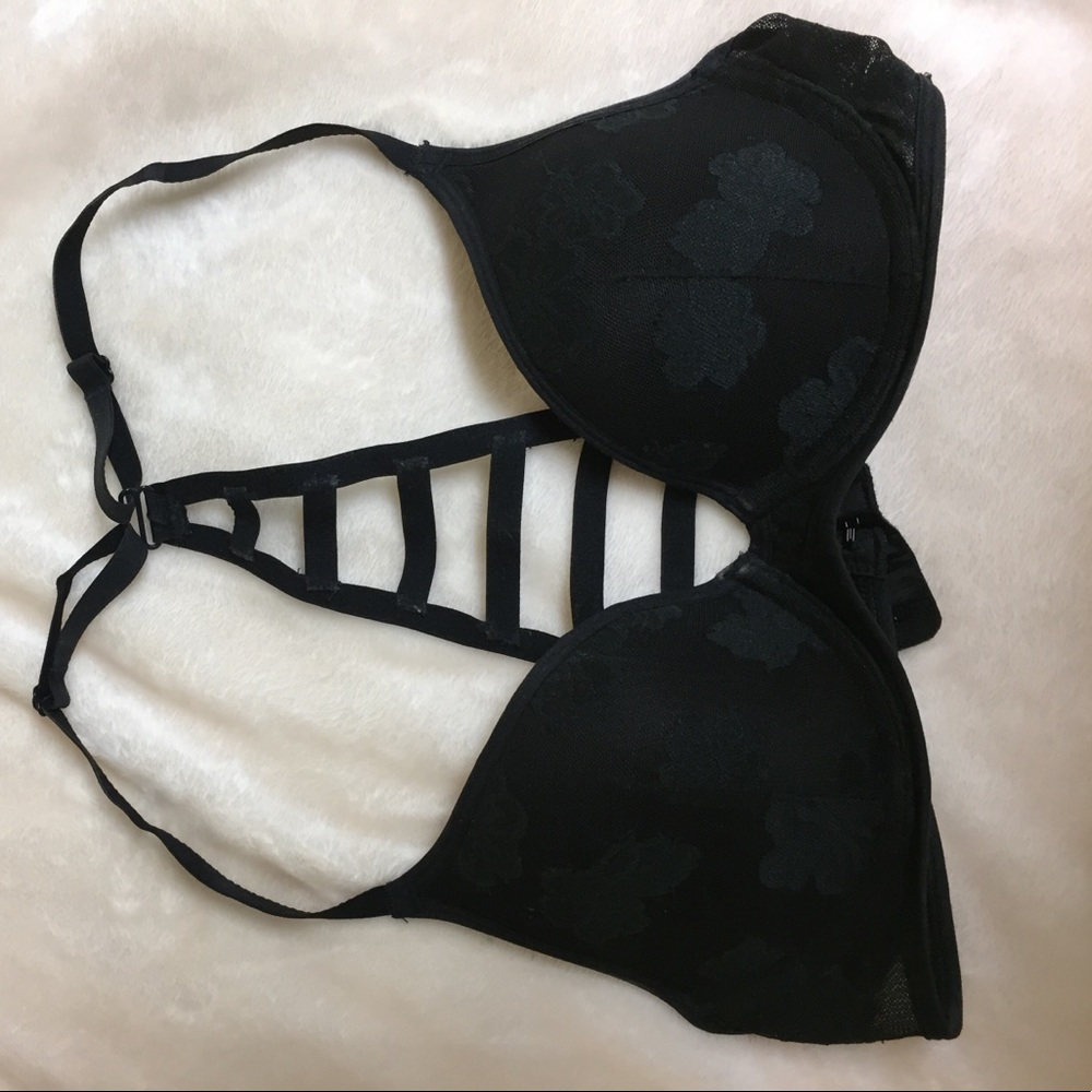 Lightly Lined PINK halter top bra