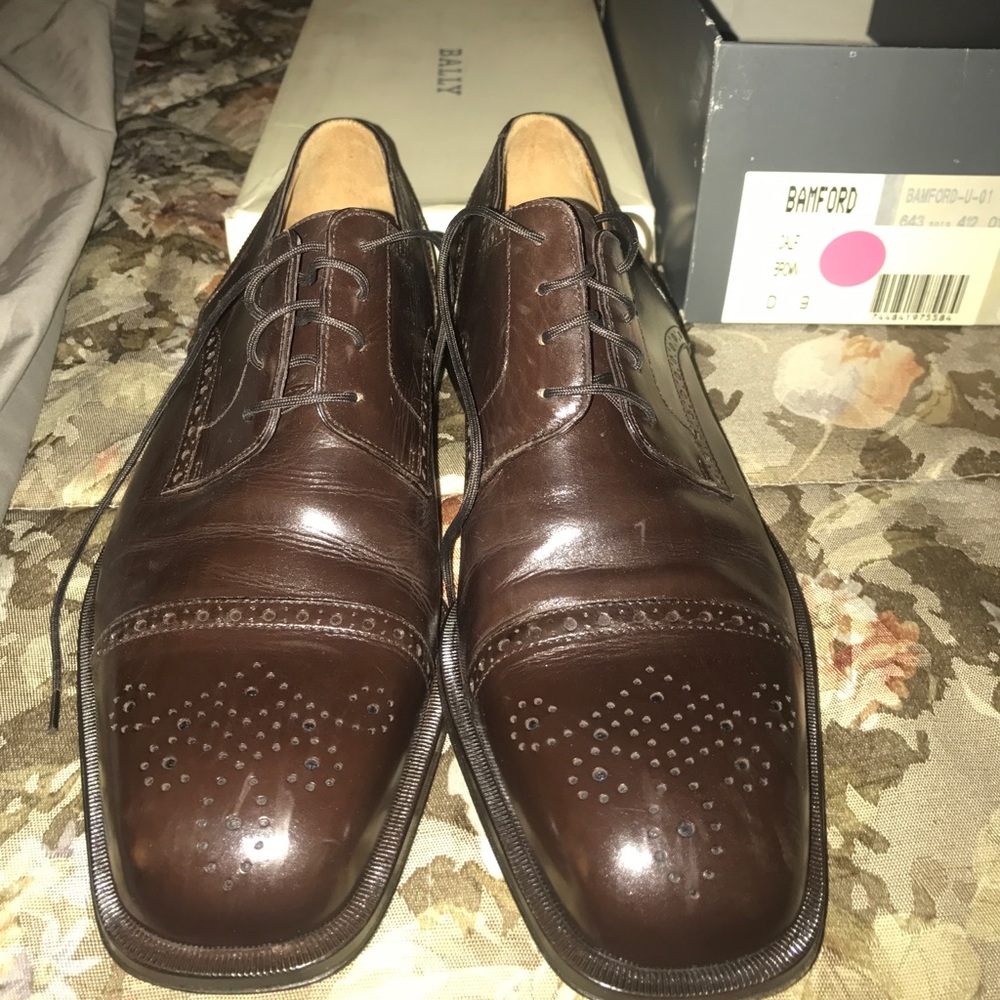 100% BRAND NEW, NEVER WORN, MENS BALLY'S SHOES!!!