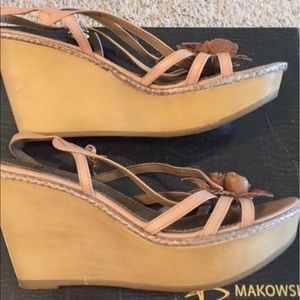 Bohemian style wedge sandal