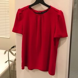 Zara Red Blouse