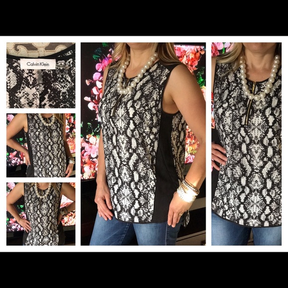 Calvin Klein Sleeveless Top πHOST PICKπ - Picture 2 of 4