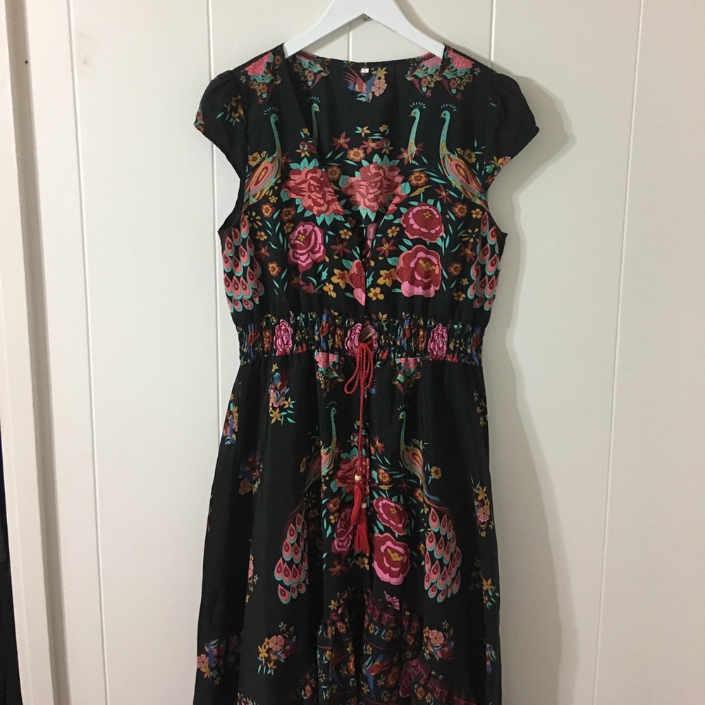 Beautiful Boho Peacock Dress