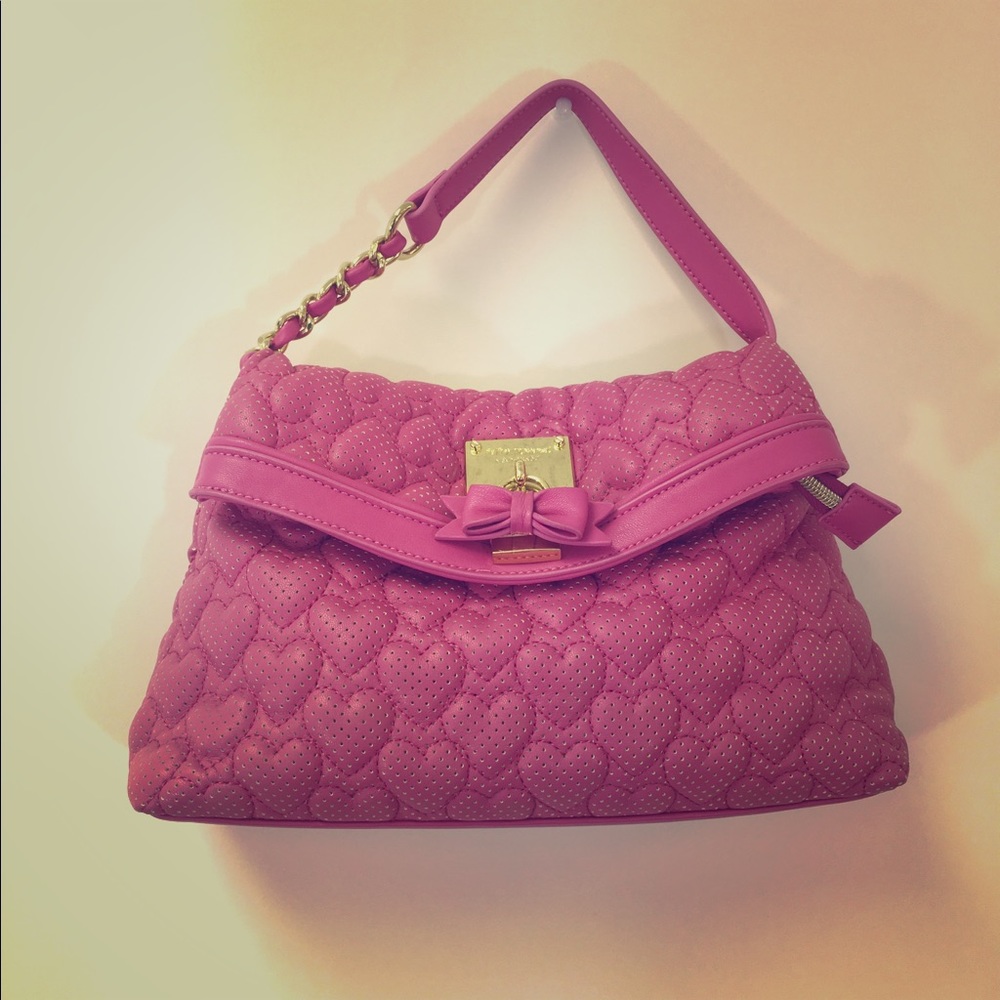Betsey Johnson Heart Handbag