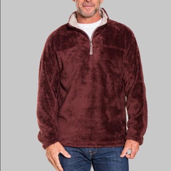 TRUE GRIT Other - True Grit Double Plush Pullover - Vintage Wine