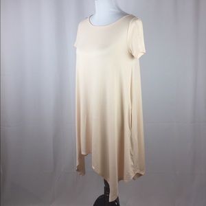 Peach & Cream Swing Dress