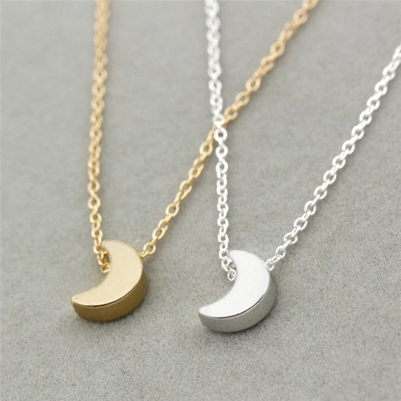 Crescent Moon Necklace - Picture 2 of 3