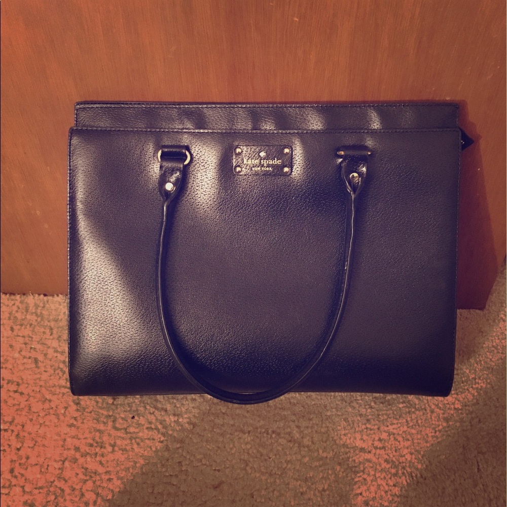 Large black Kate spade