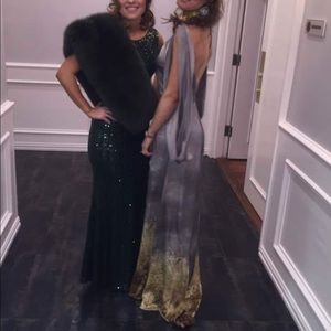 Silver and gold dress