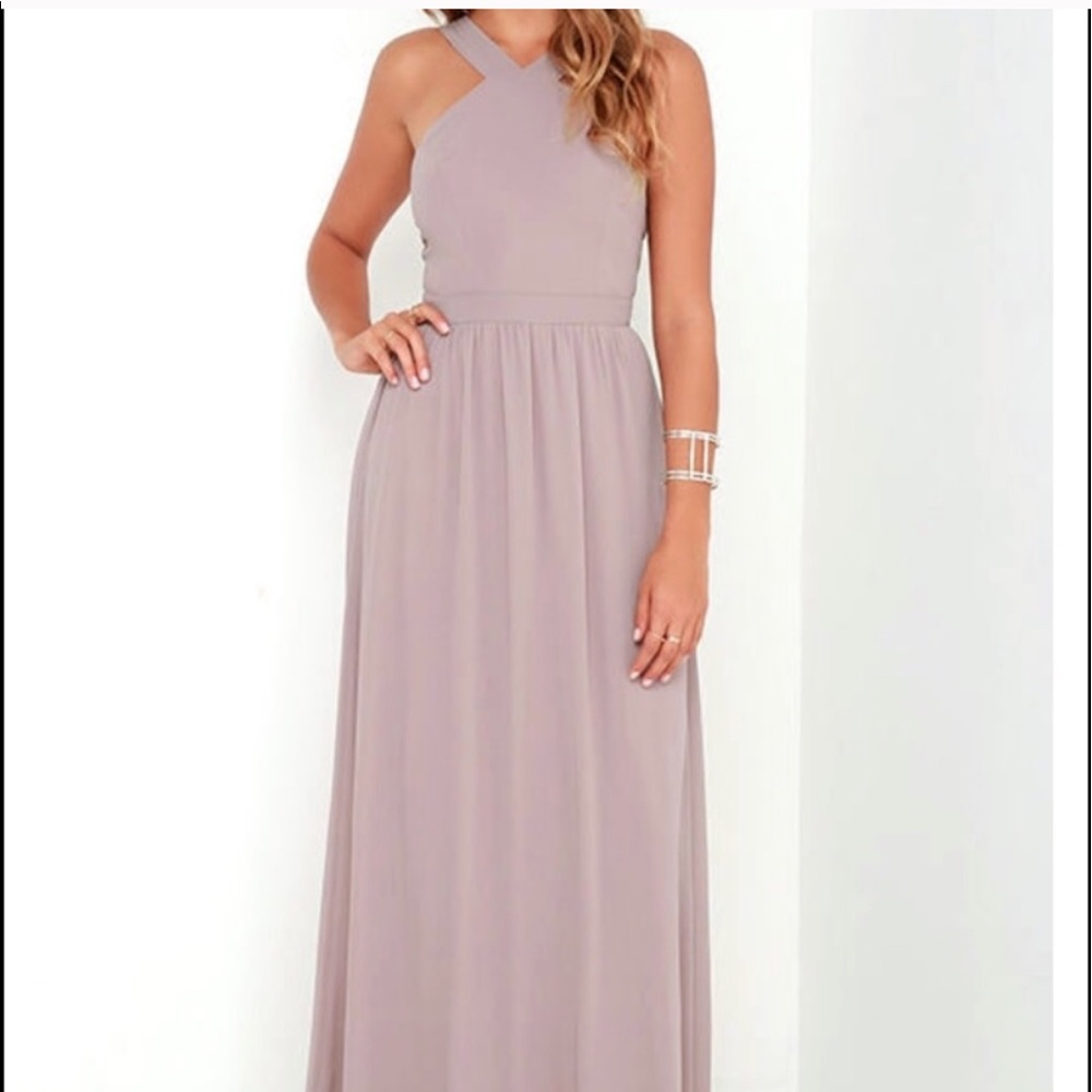 Lulus taupe dress