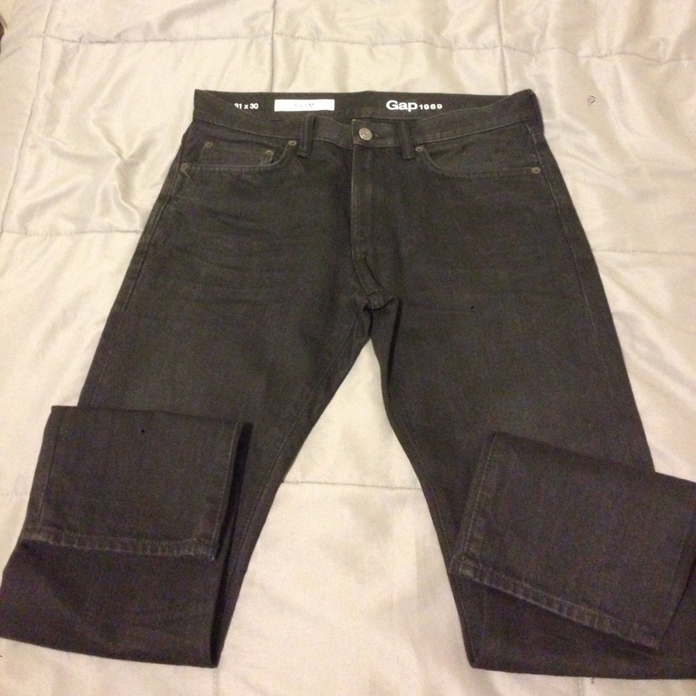 Black Slim jeans "1969" by the Gap.  New - Skinny