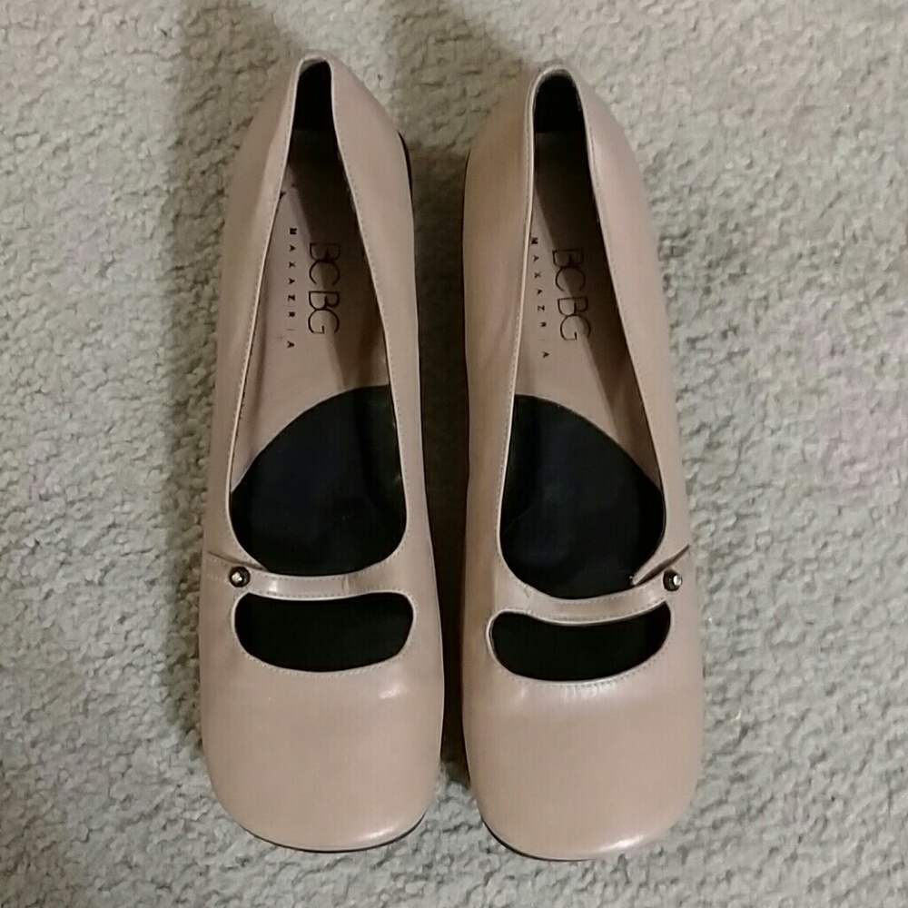 Vintage late 90's square toe ballet flats