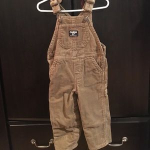 Baby boy corduroy overall