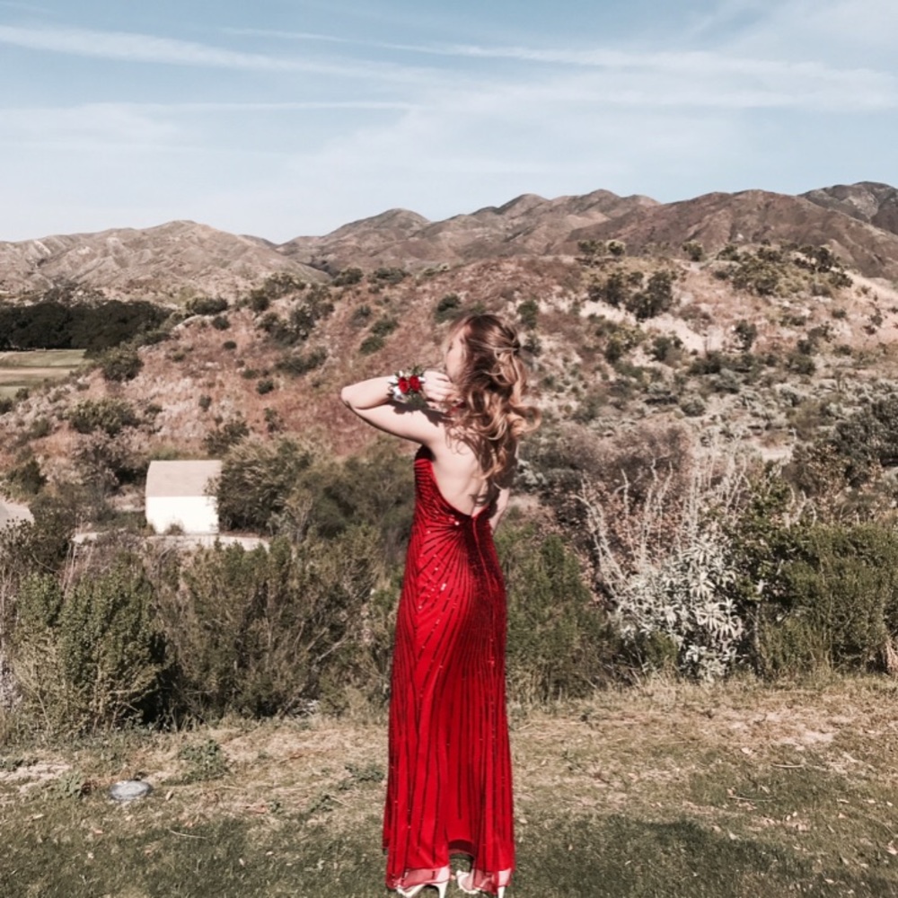 RED PROM DRESS