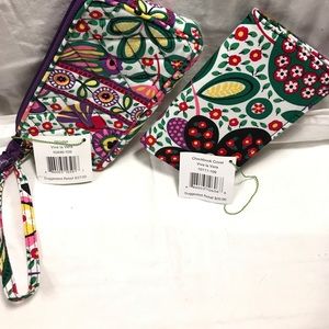 NWT Vera Bradley wristlet and check book cover.