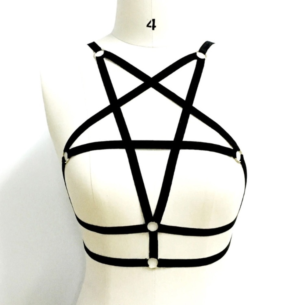 Body Harness Cage Bra - Picture 2 of 4