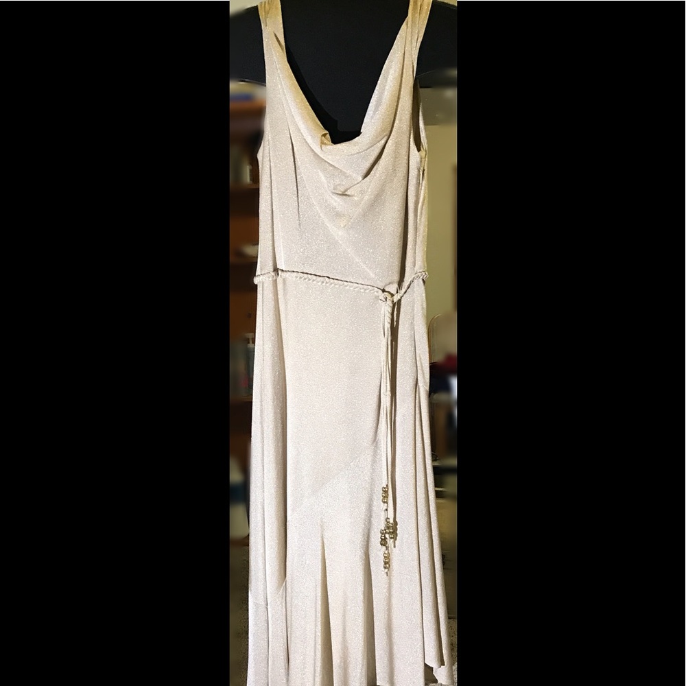 Liz Claiborne Gold Dress