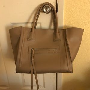 Forever 21 Faux Leather Taupe Handbag
