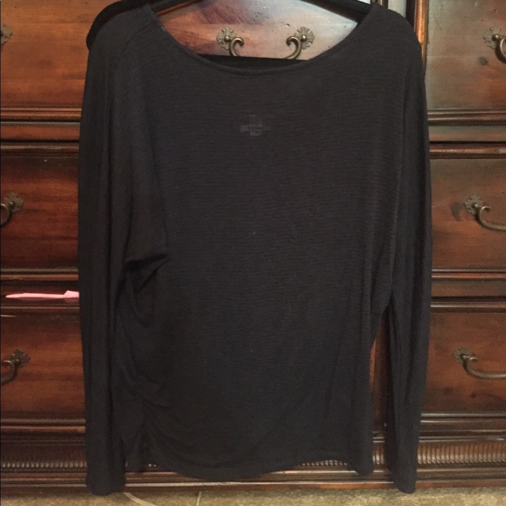 Wide neck top