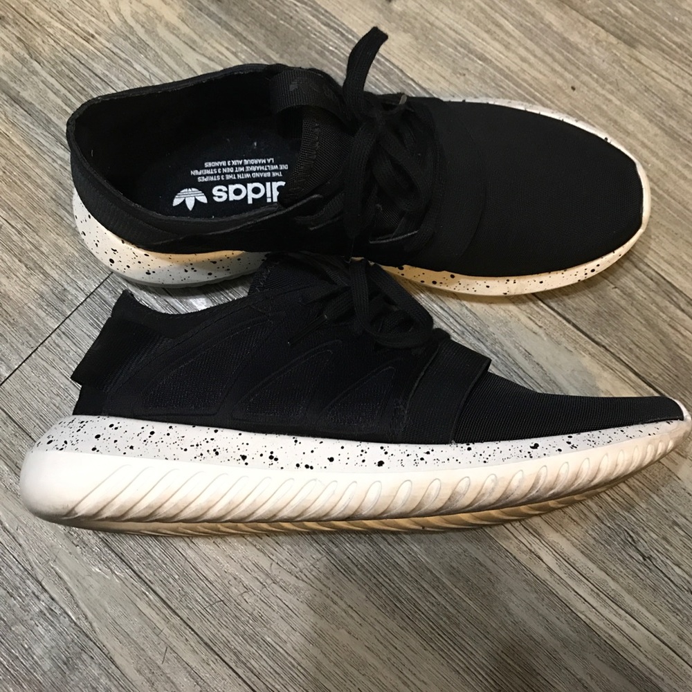 Adidas Speckled Tubular Shoes 7.5 women's