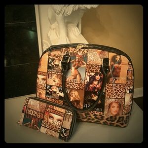 Magazine Collage Pattern Purse & Wallet