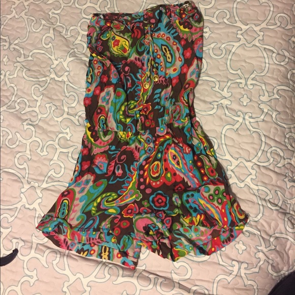 Pants - Color retro-style romper