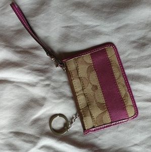 Coach signature wallet