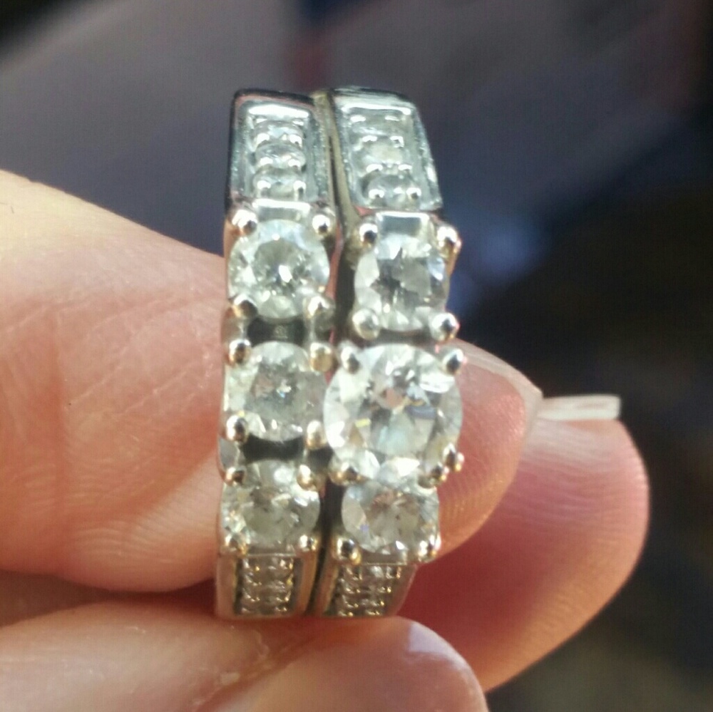 14K WG 1 27CTW ENGAGEMENT SET