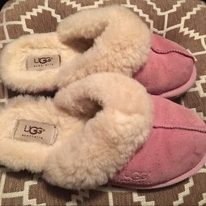 Pink UGG slippers