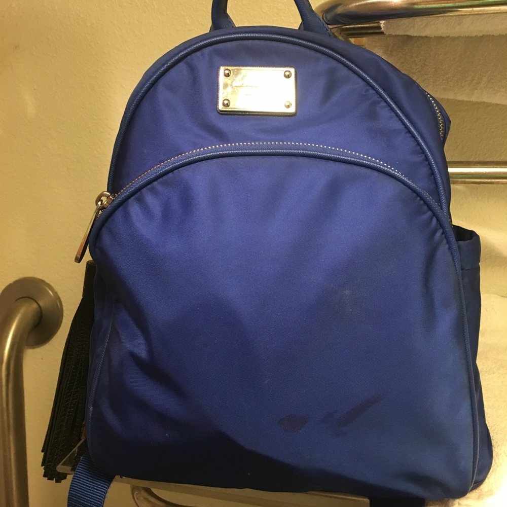 ELECTRIC BLUE MICHAEL KORS SMALL BACKPACK PURSR