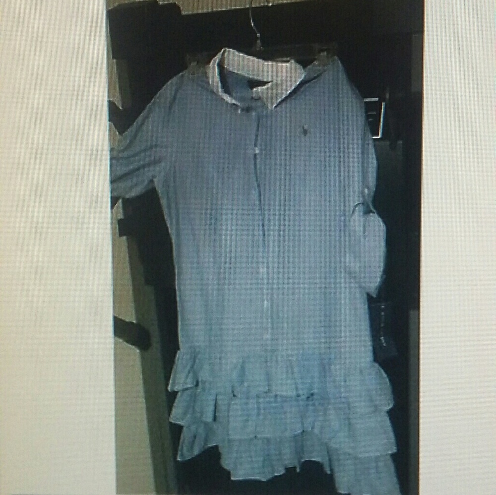 Girls Ralph Lauren Polo LS Dress