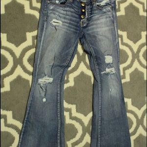 American Eagle Boho Artist flare jeans