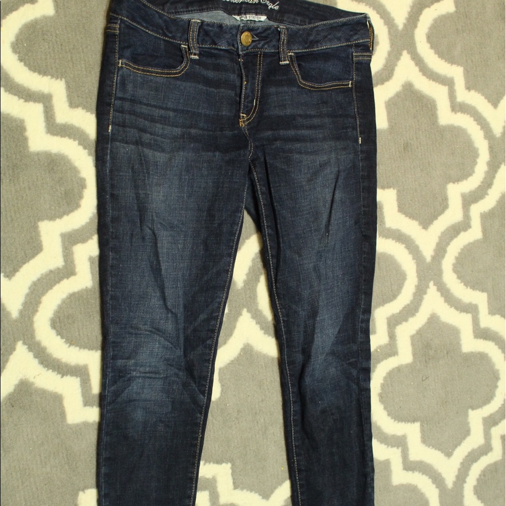 American Eagle dark wash jeggings
