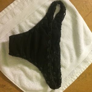 Black Posh Pua hala bottoms