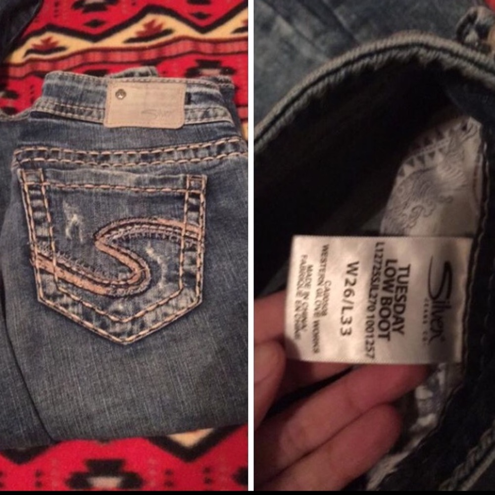 Silver jeans